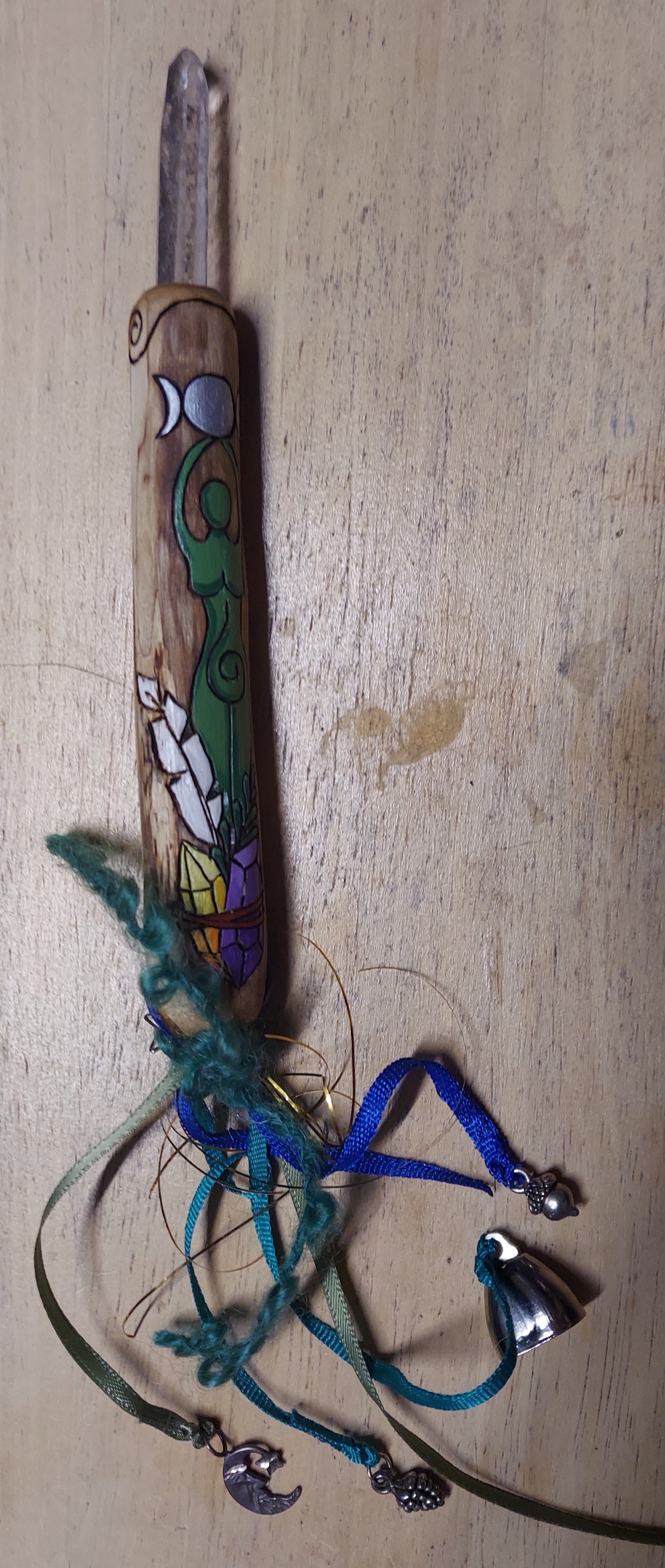 Handmade Wooden Willy Wand DB45
