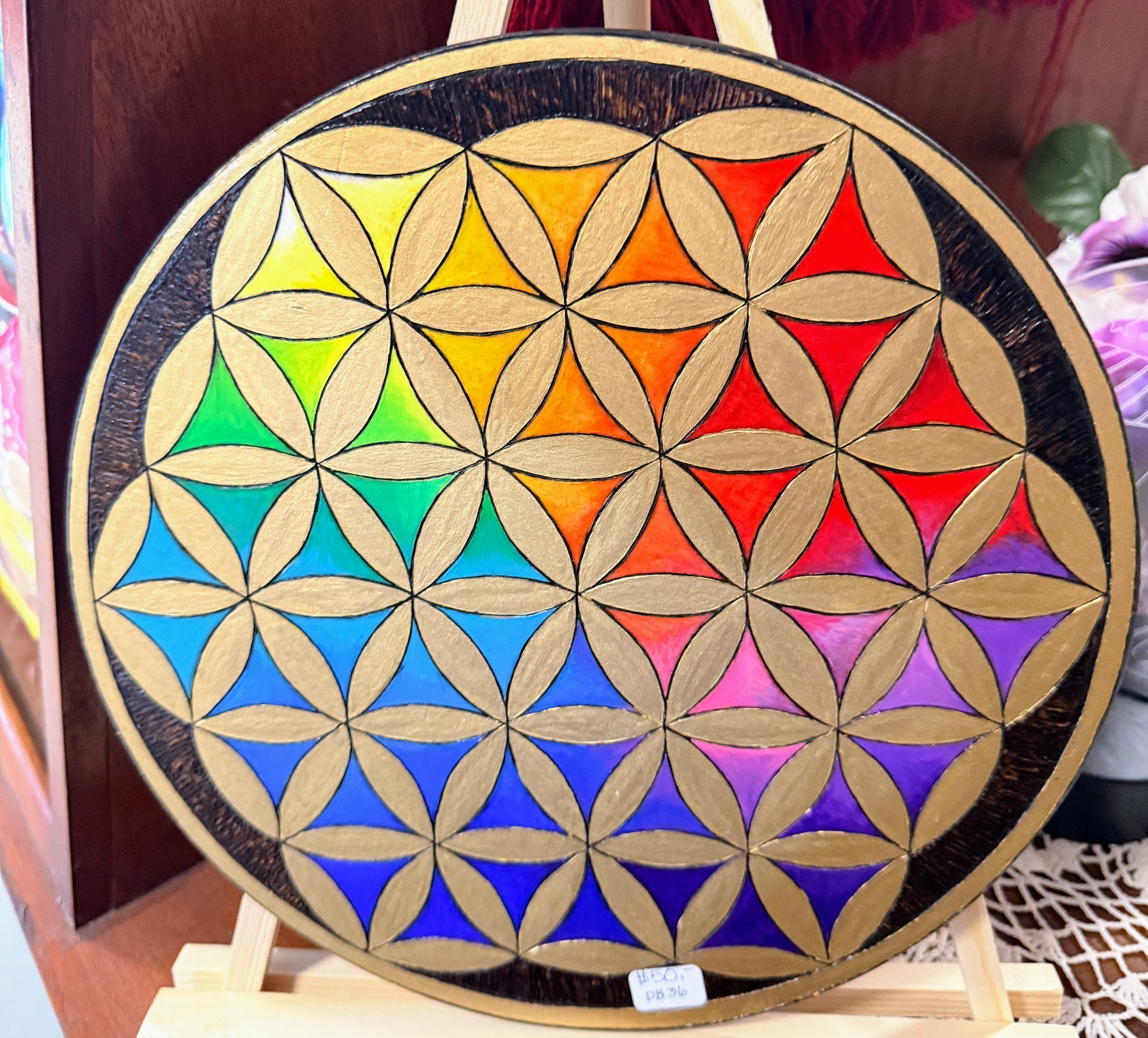 Wooden Crystal Grid DB36