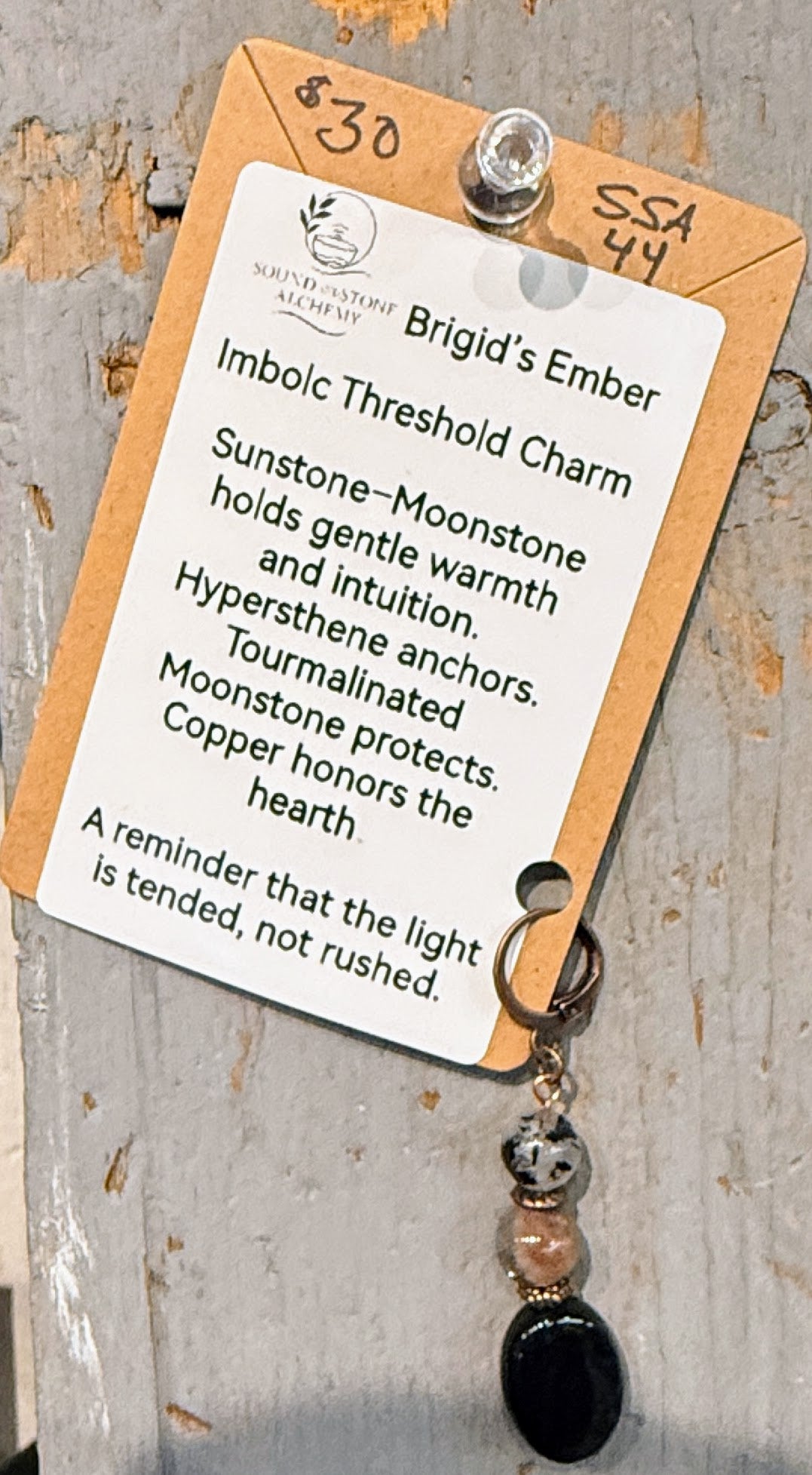 Brigid's Ember Imbolc Threshold Charm SSA44
