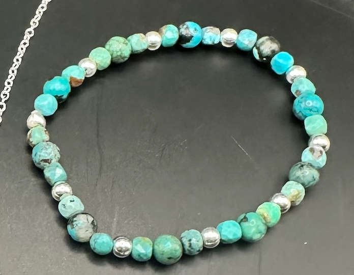 Open Horizon Turquoise and Sterling Bracelet SSA74