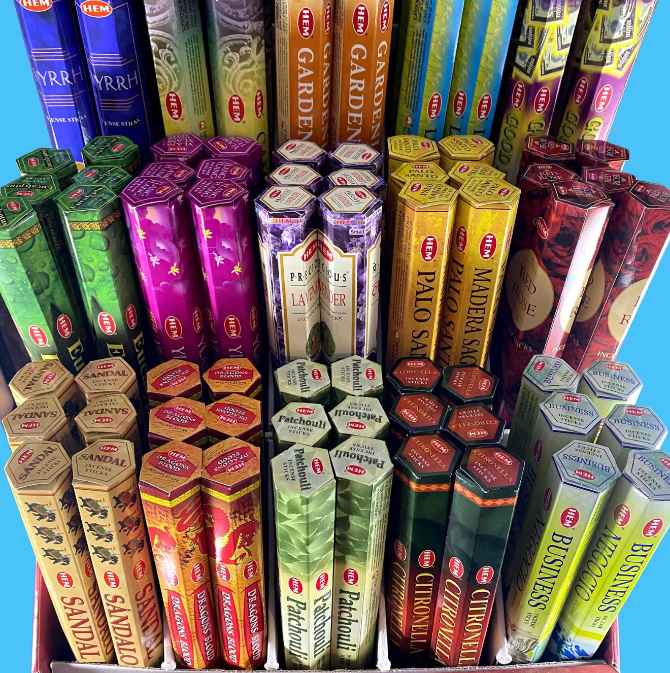 Assorted Scents Box of 20 Sticks of HEM Incense RC237