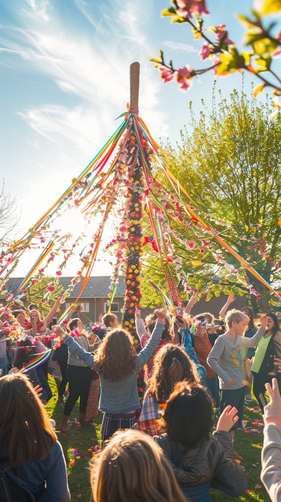 Beltane Maypole Wreath Class Deposit for April 25th at 2pm in Tilton, NH SSC330
