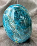 Large Blue Apatite Tumbled Standing Oval RC259