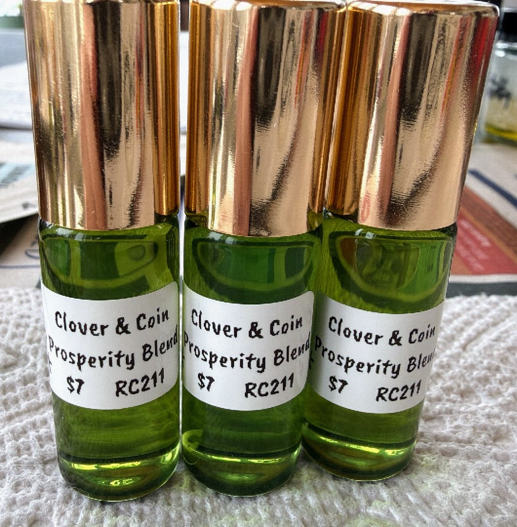 Clover & Coin Prosperity Blend Mini 5ml Bottle RC211