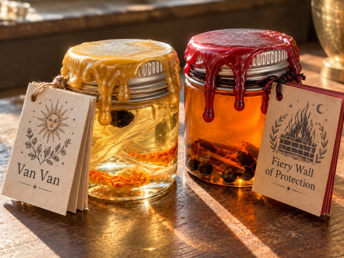 RynCraft Conjure Oils | Ritual & Spellwork 15ml Glass Jars RC327