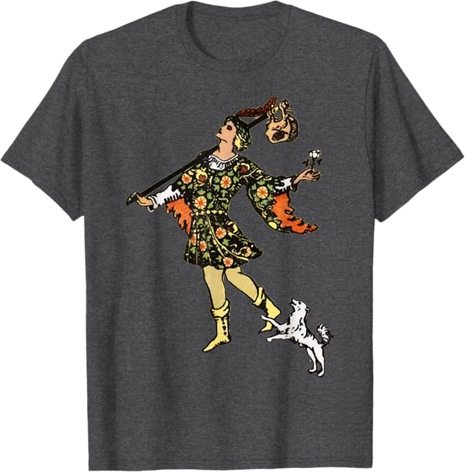 The Fool Tarot Shirt Gray RC204