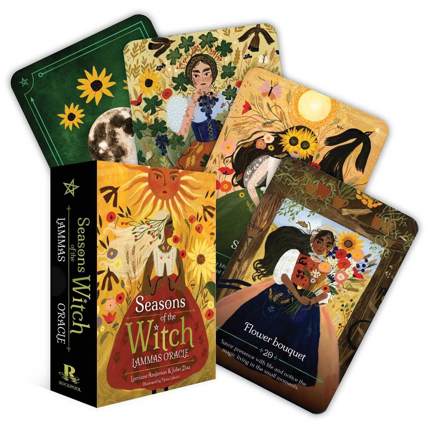 Seasons of the Witch Oracle Deck Mabon Litha Lammas New in Box RC253 RC254 RC255