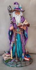 Alchemist Wooden Wizard Carving LEE62