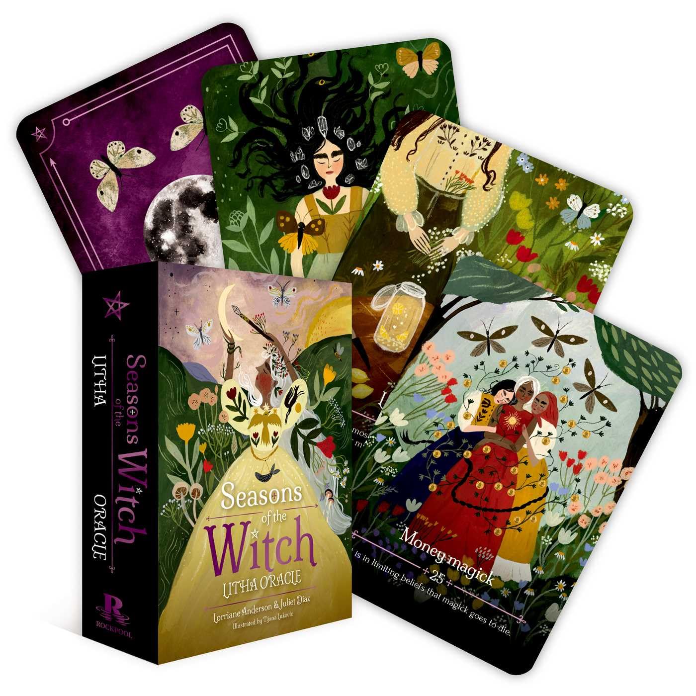 Seasons of the Witch Oracle Deck Mabon Litha Lammas New in Box RC253 RC254 RC255