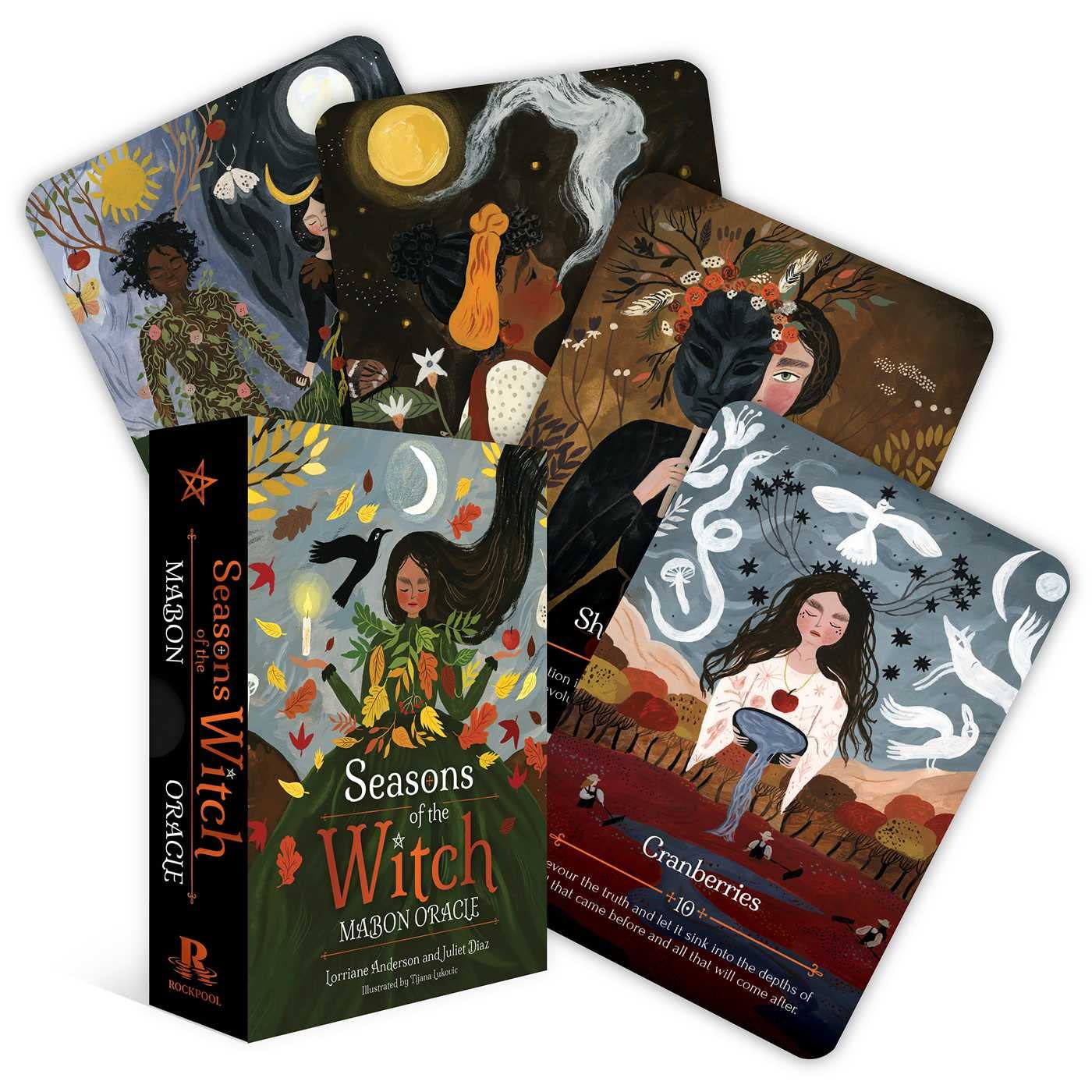 Seasons of the Witch Oracle Deck Mabon Litha Lammas New in Box RC253 RC254 RC255