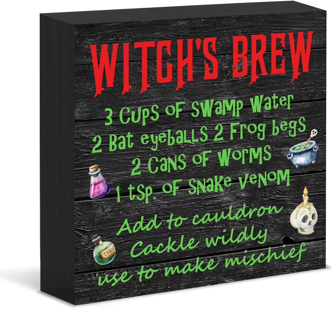 Small Witchy Wooden Signs RC225