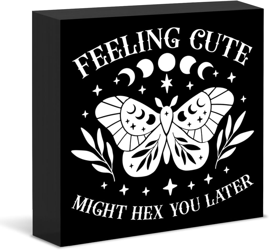 Small Witchy Wooden Signs RC225
