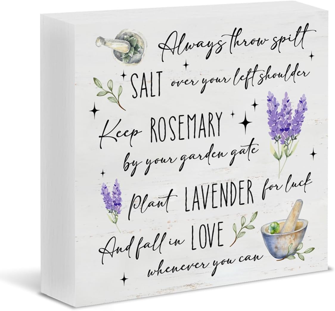 Small Witchy Wooden Signs RC225