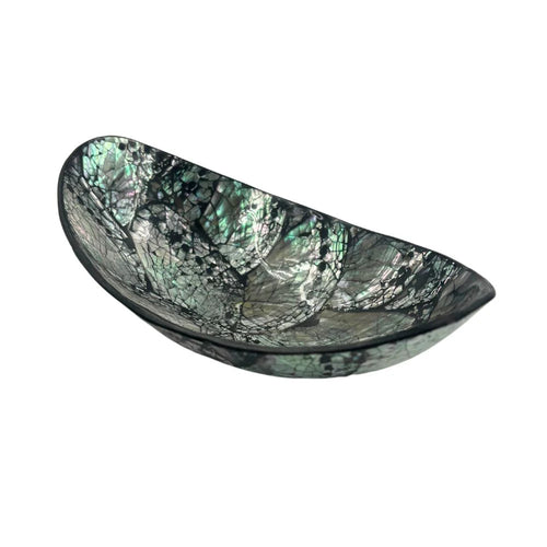 Abalone Offering Bowl Ritual Display Jewelry Trinket Display Medium Natural Oval or Boat Shaped RC244