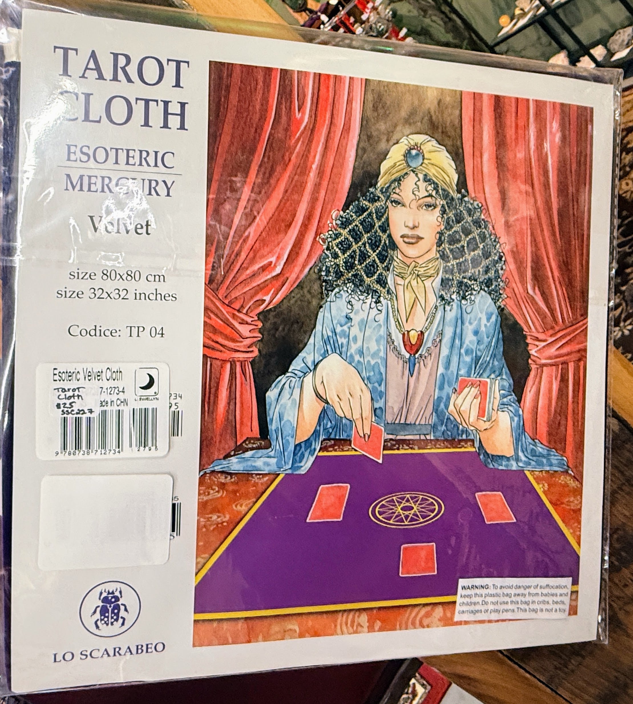 Purple and Gold Tarot Cloth SSC227