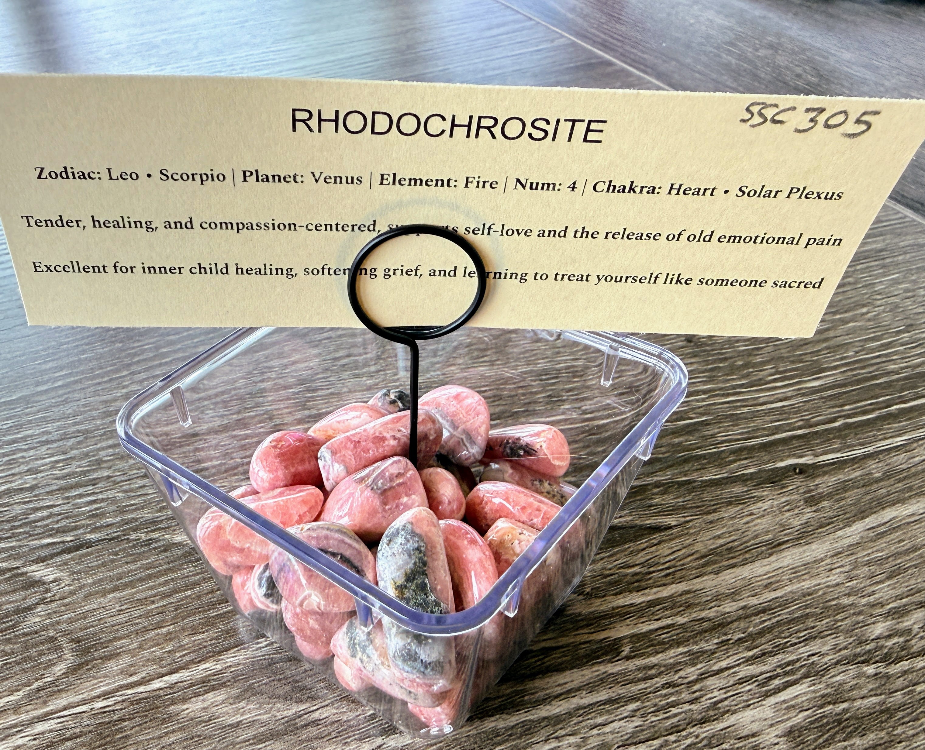 Rhodochrosite Tumble SSC305