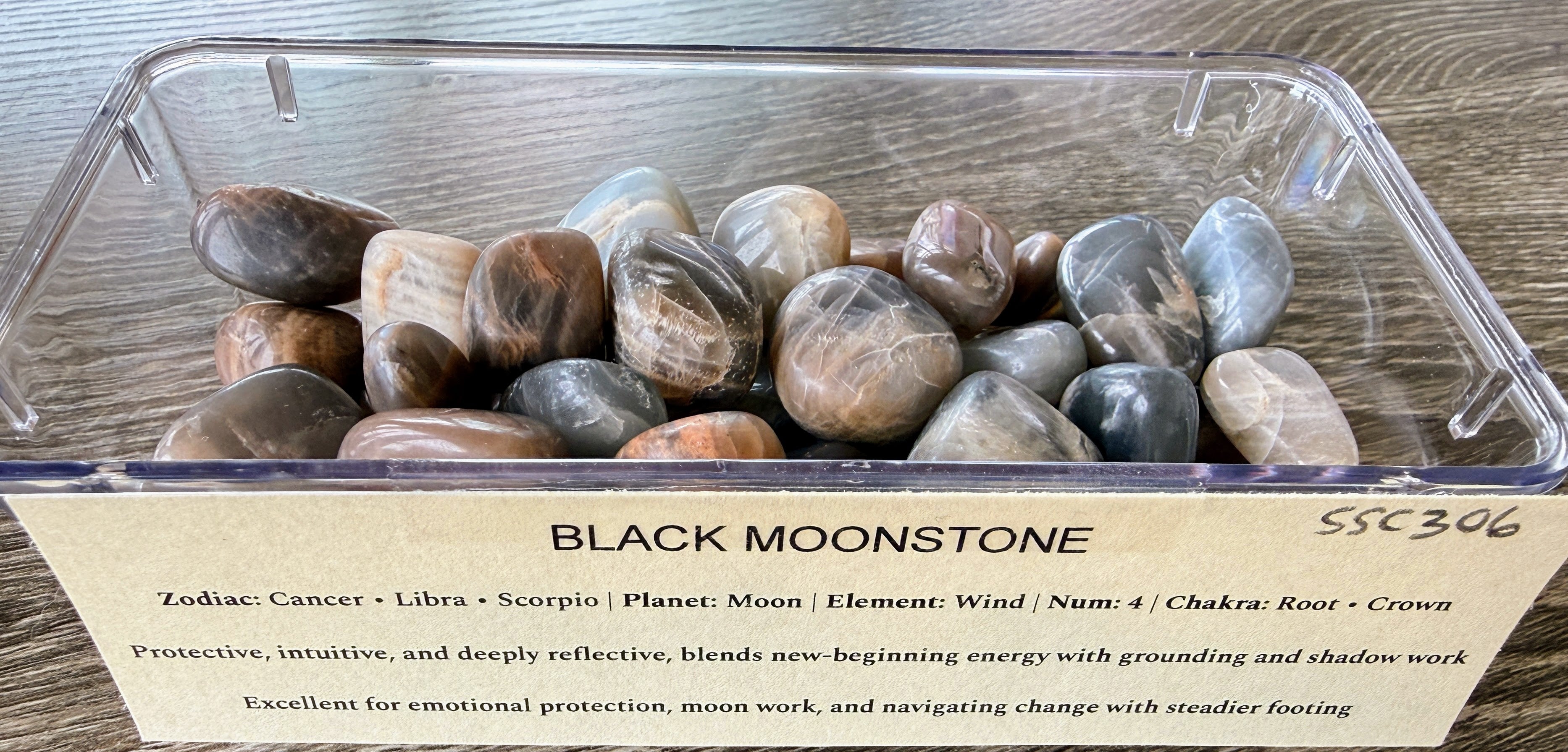 Black Moonstone Tumble SSC306
