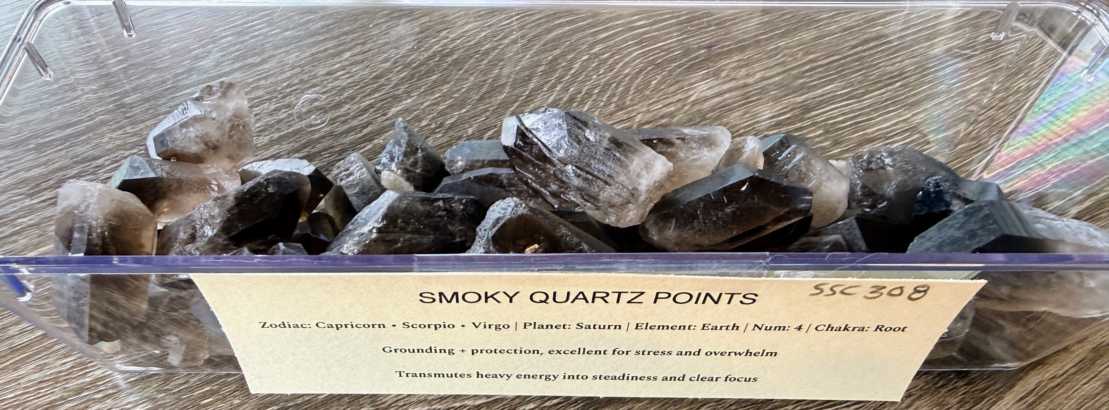 Smoky Quartz Point SSC308 or Tumble SSC309