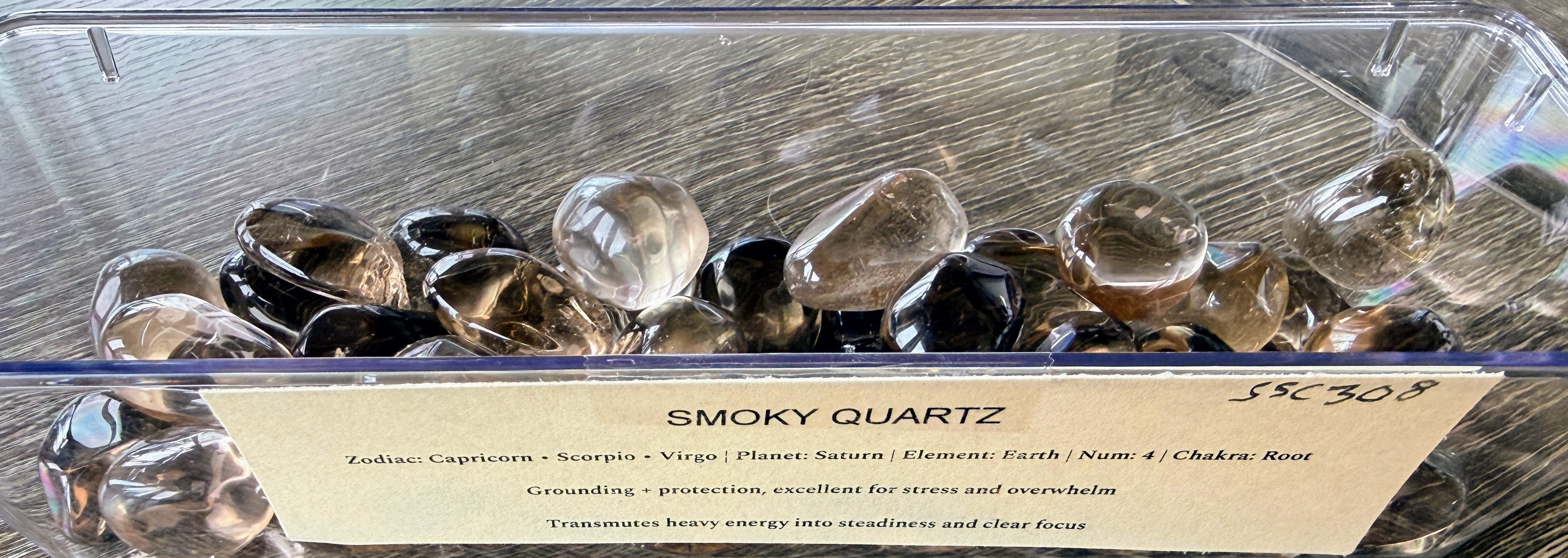 Smoky Quartz Point SSC308 or Tumble SSC309