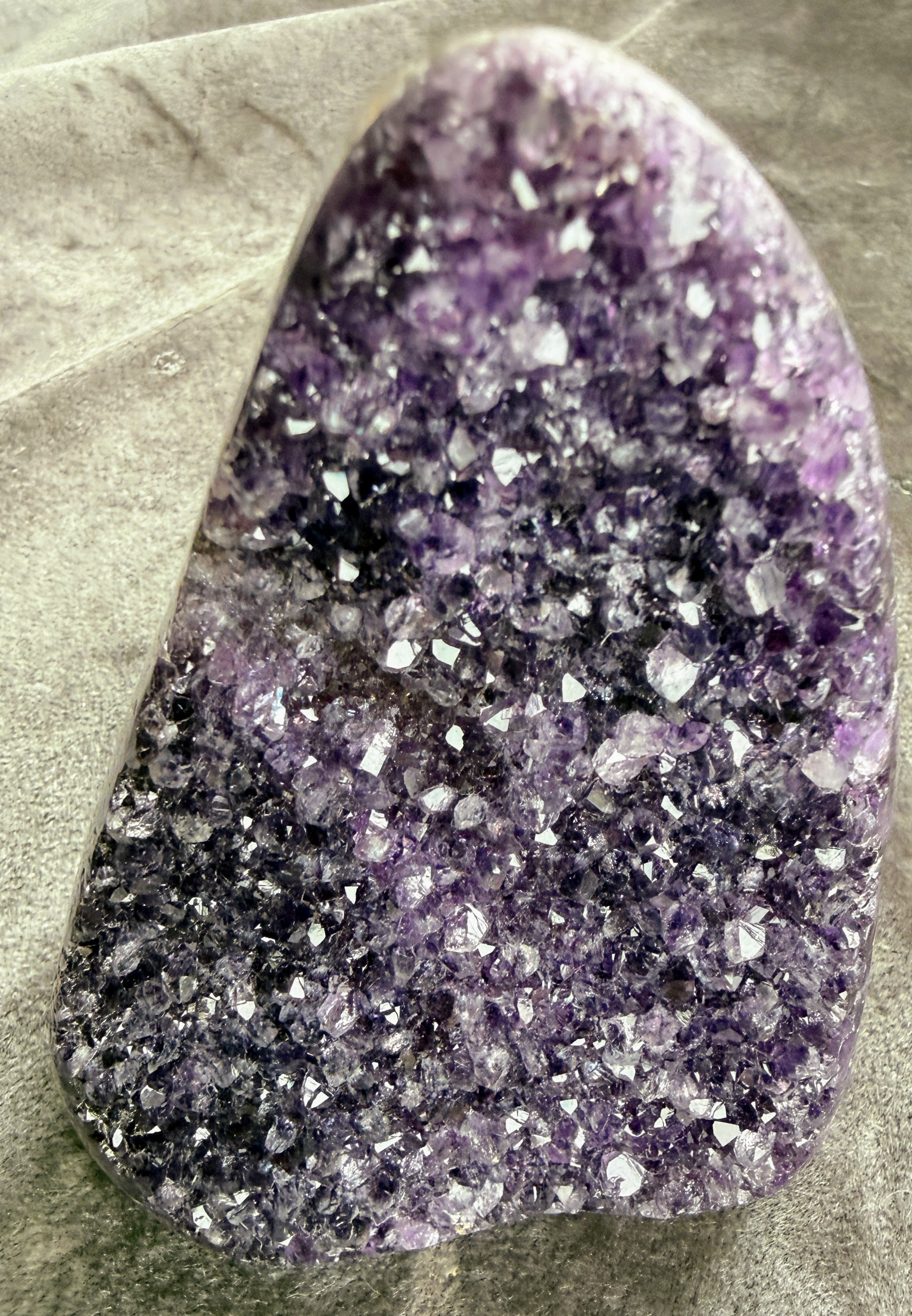 Dark Purple Amethyst Statement Piece Druzy Standing SSC312 or Cluster Slab SSC313 4.5 Inches