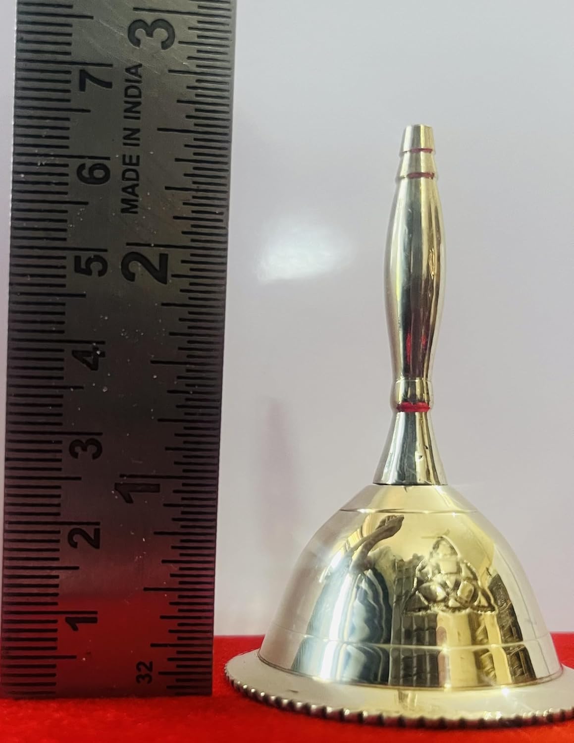Altar Hand Bell Silver or Gold Brass Loud Call Bell RC278